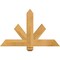 Ekena Millwork Kennewick Rough Sawn Timber Gable Bracket, Western Red Cedar, 36"W x 23"H x 2"D x 4"F, 15/12 Pitch GBW036X23X0204KEN00RWR - alternate 1